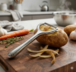 Premium Metal Vegetable Peeler (Precision Peeling System v2) - Image 3