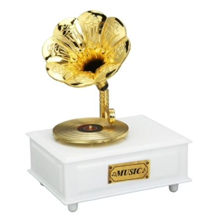 Vintage Gramophone Music Box